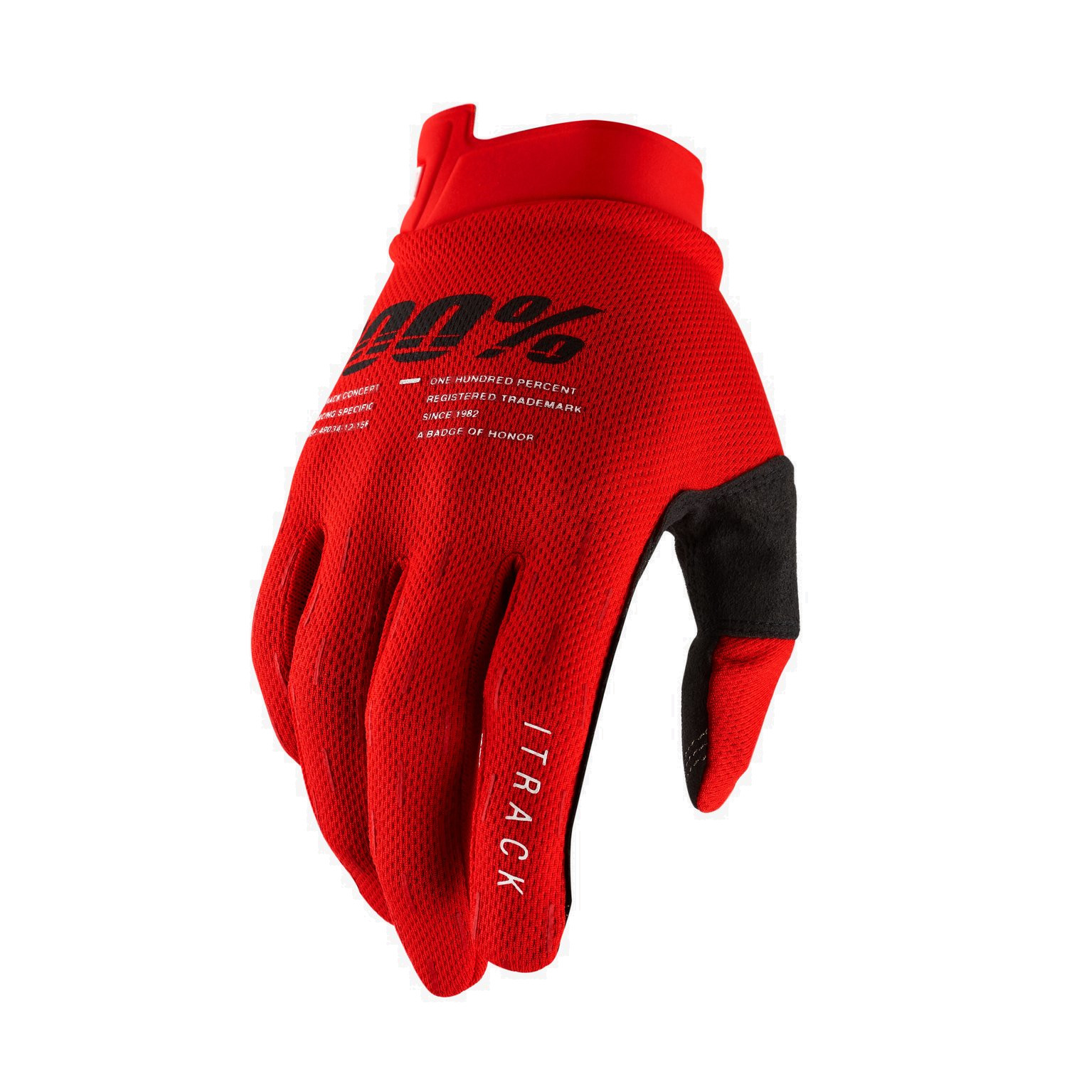100% - iTRACK GLOVE - RED 100% - iTRACK GLOVE - RED